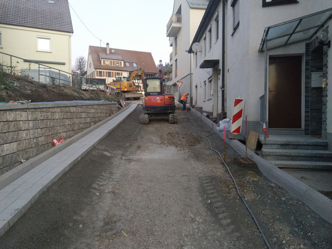 Sanierung der Benzingerstraße in Herrenberg-Mönchberg