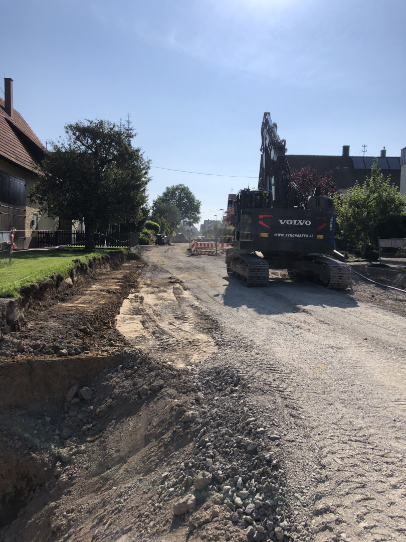 Sanierung der Nordstraße in Deckenpfronn